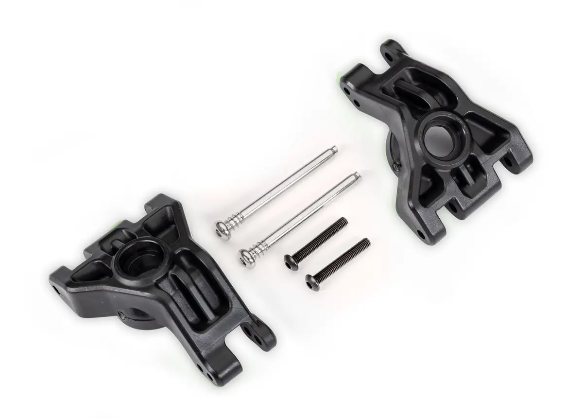 Traxxas 9050 Black Extreme Hd Stub Axle Carriers & Hardware (L&R) 1