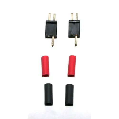 1221 Deans Micro Plug 2B Black Polarized Connector 1