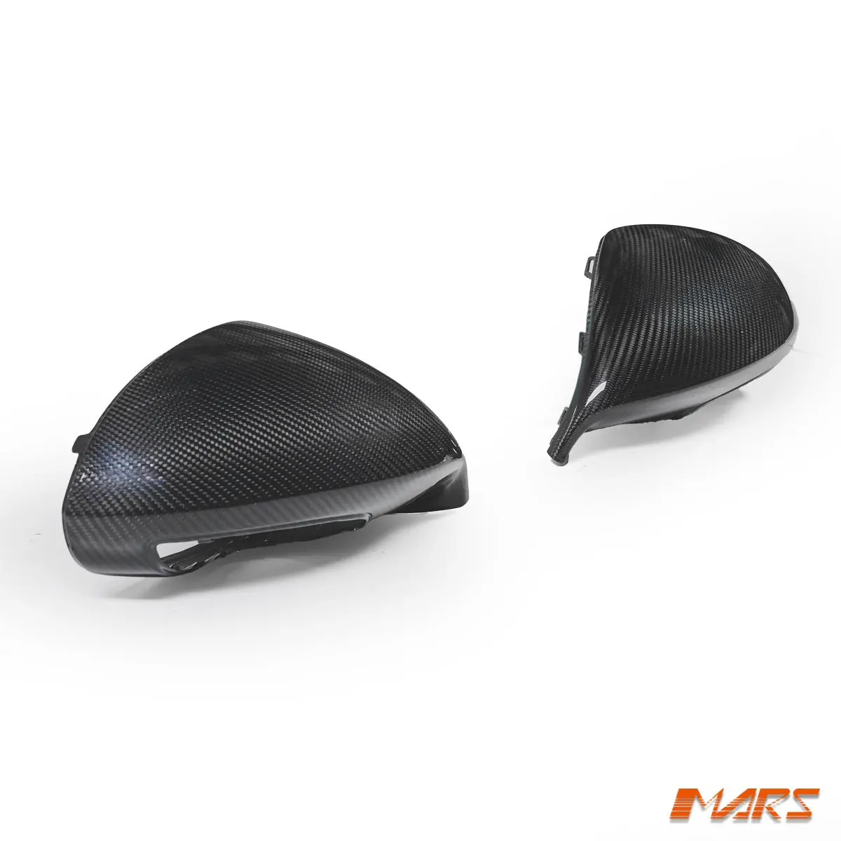 Lhd Only- Flokraft Replacement Carbon Fibre Mirror Cover Caps Bodykit For Porsche 911 991 2012-2019 1