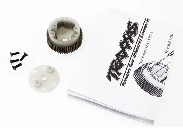 Traxxas 2381X Main Diff With Steel Ring Gear/ Side Cover Plate/ Screws 1