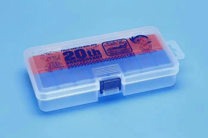 95077 Jr Parts Storage Box Set - Fully Cowled Mini 4Wd 20Th An. 1