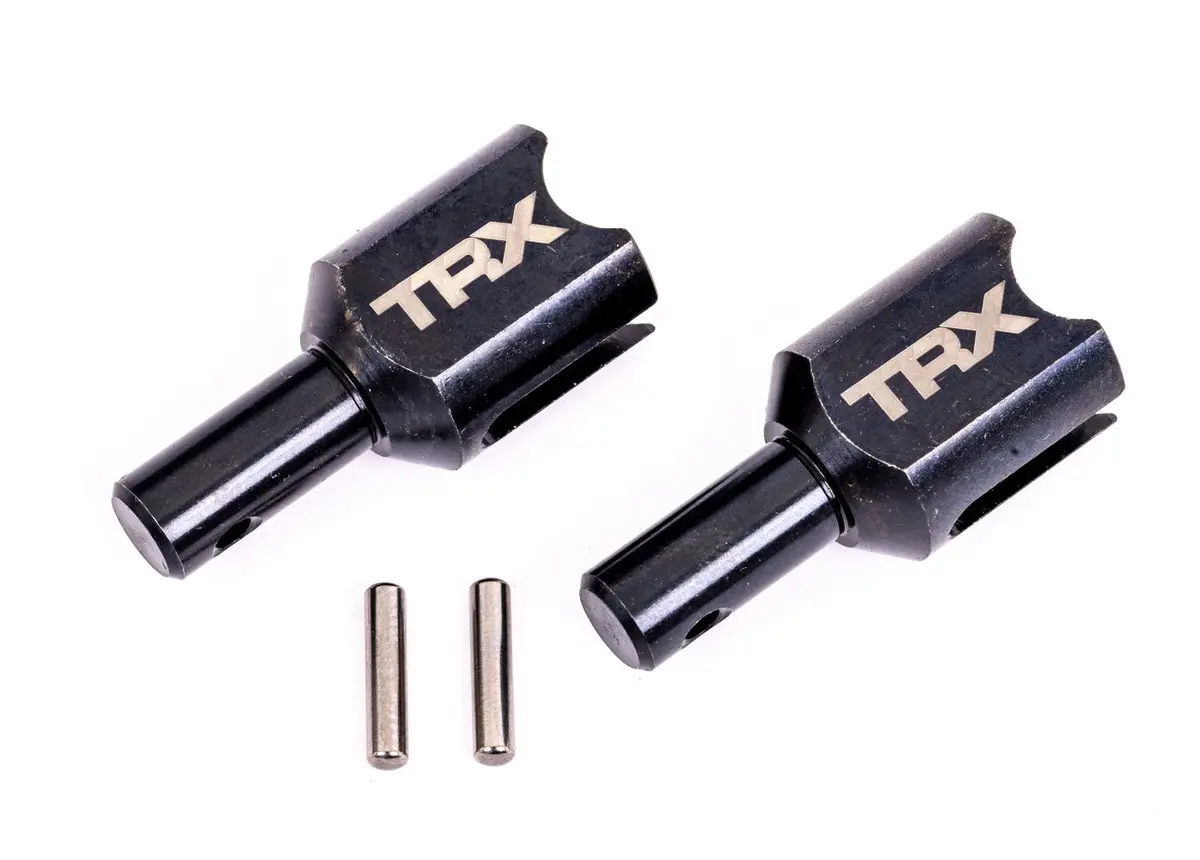 Traxxas 9583X Differential Output Cup, Front Or Rear (Hardened Steel, Heavy Duty) (2)/ 2.5X12mm Pin (2) 1