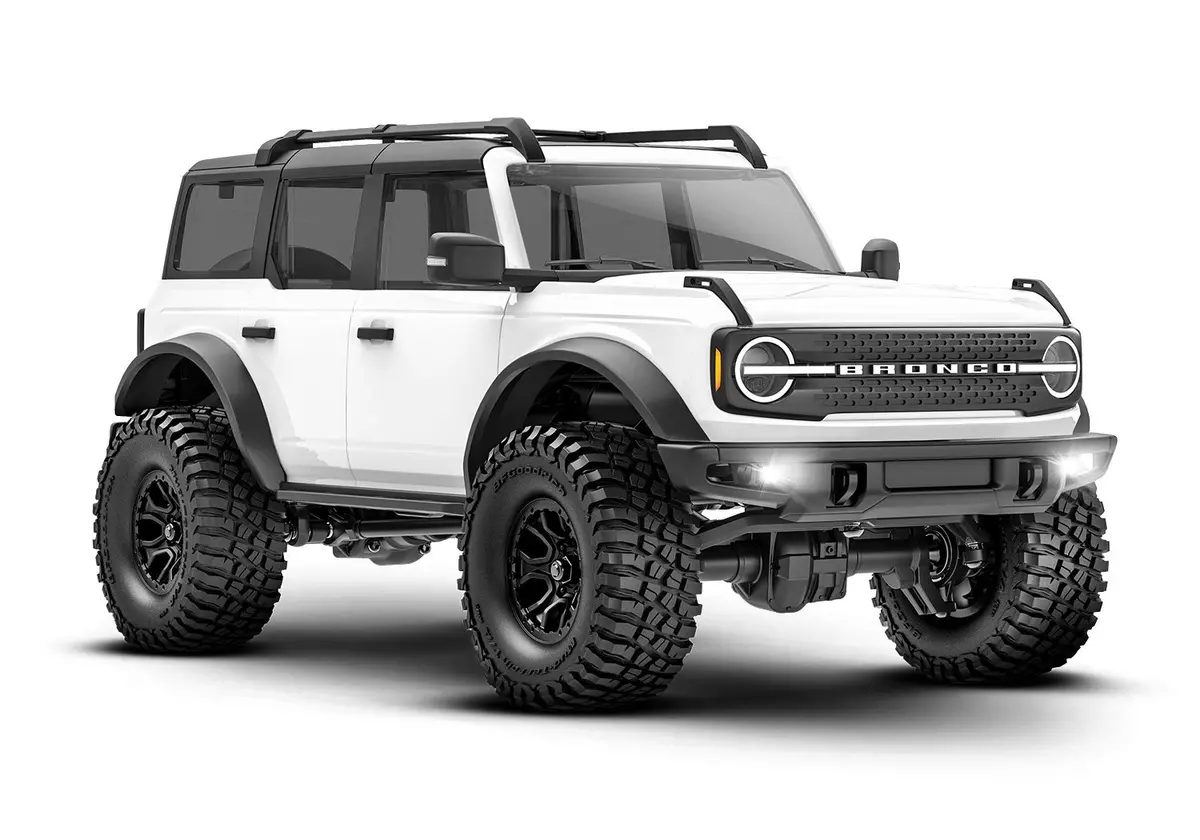 Traxxas 97074-1-Wht 1/18 Trx-4M W/Ford Bronco Body White 1