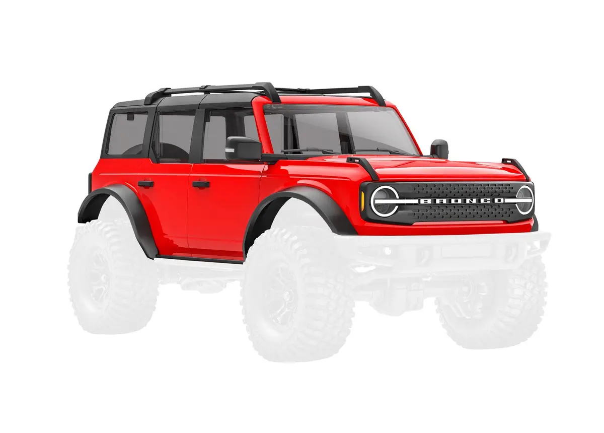 Traxxas Trx4m Body - Body, Ford Bronco, Complete, Red 1