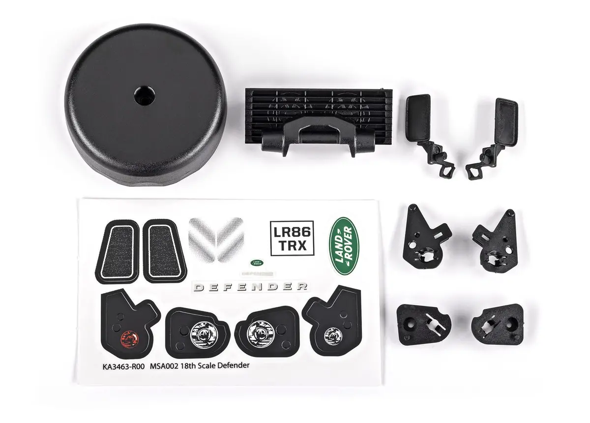 Traxxas Trx4m 9720 Grille/ Mirrors, Side (Left & Right)/ 1