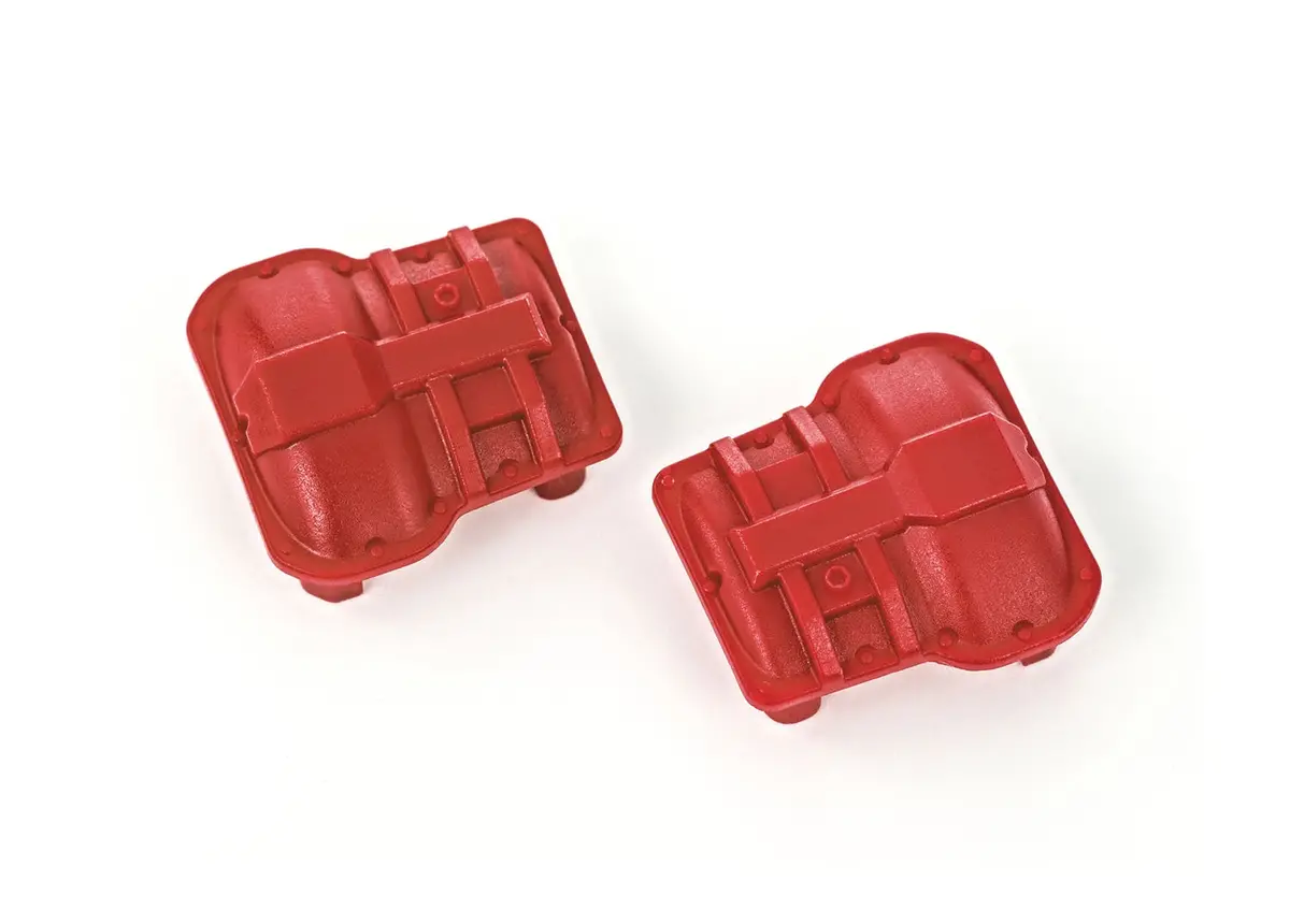 Traxxas Trx4m 9738-Red Axle Cover, Front Or Rear (Red) (2) 1