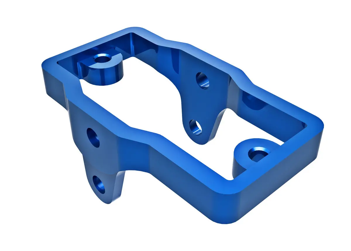 Traxxas Trx4m 9739-Blue Servo Mount, 6061-T6 Aluminum (Blue-Anodized) 1