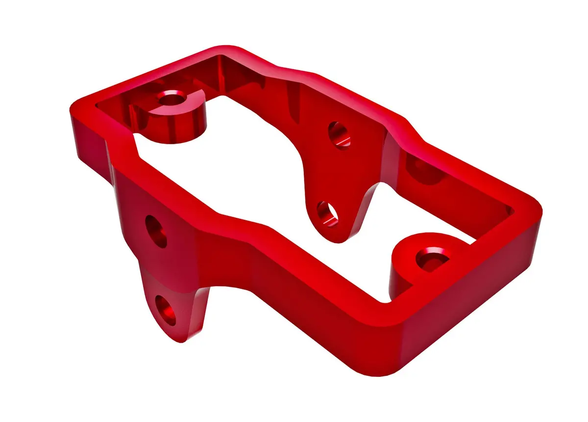 Traxxas 9739-Red Trx4m Servo Mount, 6061-T6 Aluminum (Red-Anodized) 1