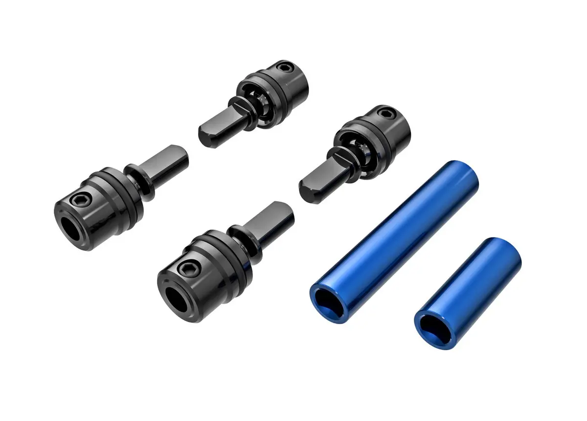 Traxxas Trx4m 9751-Blue Driveshafts, Center, Male (Steel) (4) 1