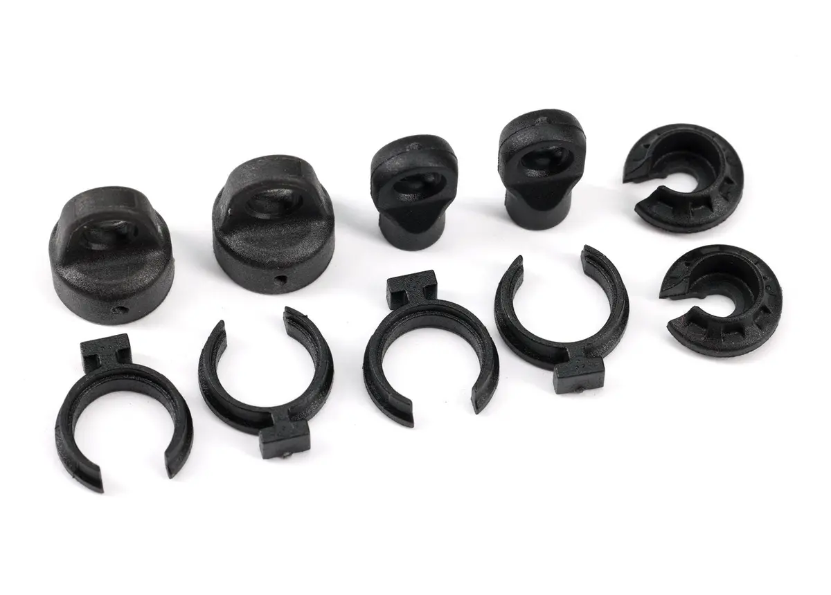 Traxxas Trx4m 9762 Shock Cap (2)/ Spring Perch (2)/ Rod End (2)/ Spring Preload Spacer (4) 1