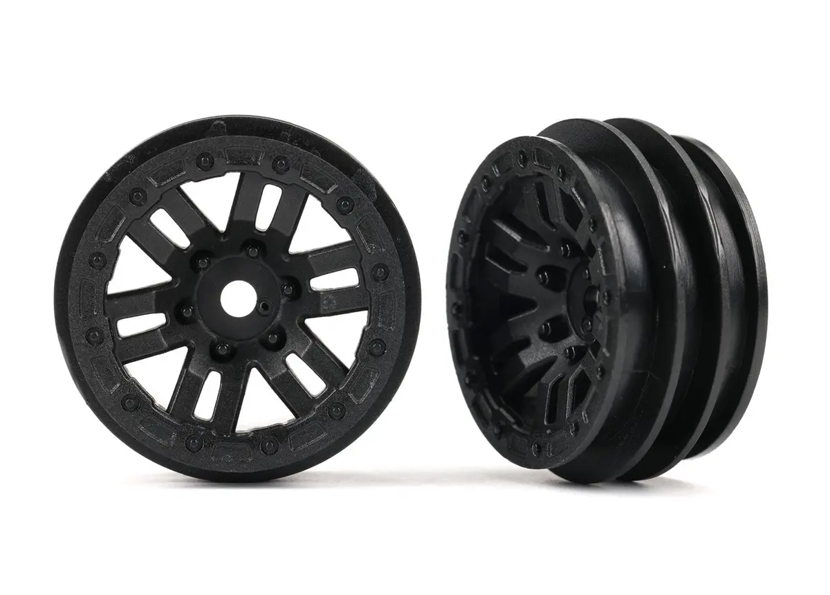 Traxxas Trx4m 9768 Wheels, 1.0" (Black) (2) 1