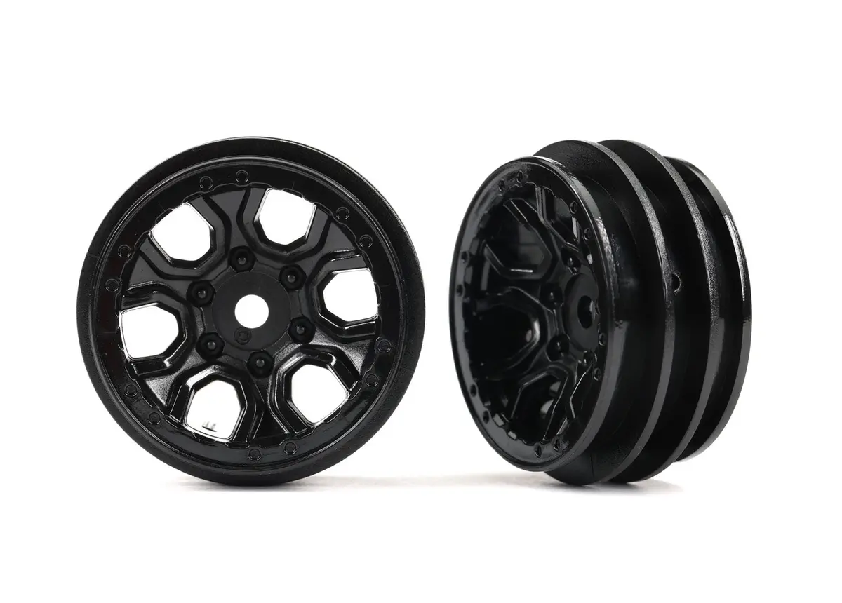 Traxxas Trx4m 9770 Wheels, 1.0" (Black) (2) 1