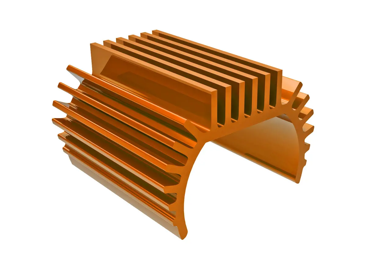 Traxxas Trx4m 9793-Orng Heat Sink, Titan® 87T Motor (6061-T6 Aluminum, Orange-Anodized) 1