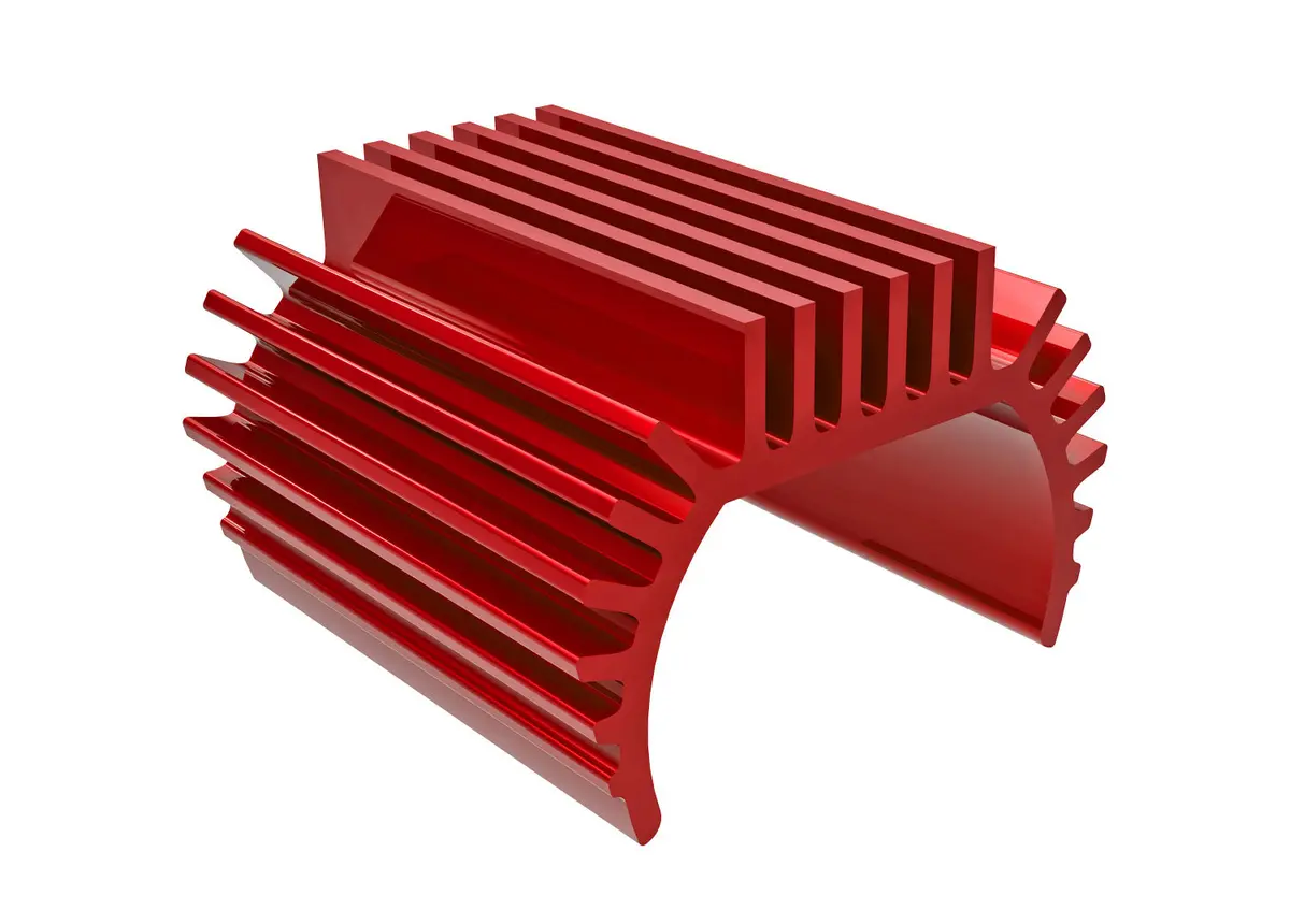 Traxxas Trx4m 9793-Red Heat Sink, Titan® 87T Motor (6061-T6 Aluminum, Red-Anodized) 1