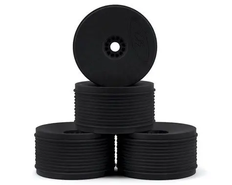 De Racing Der-Pt4-8B "Speedline Plus" 1/8 Truggy Wheel (Black) (4) 1