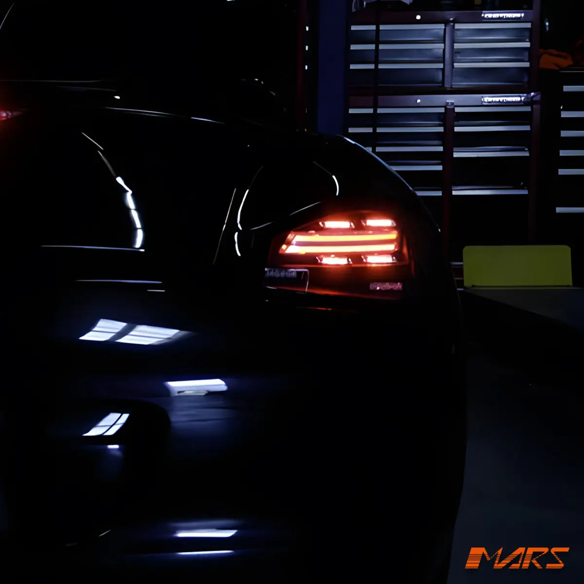 Smoked Red 3D Stripe Led Bar Sequential Indicators Tail Lights For Porsche Boxster & Cayman 987 2009-2012 Series 2 1