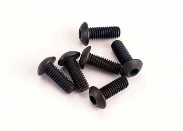 Traxxas 2576 Screws, 3X8mm Button-Head Machine (Hex Drive) (6) 1