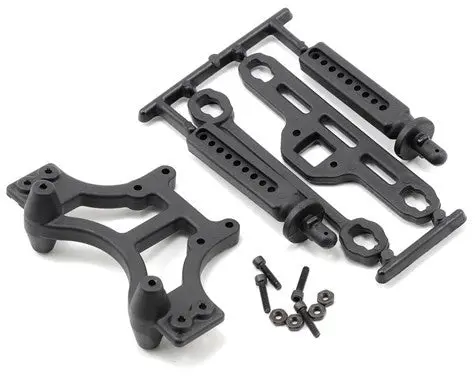 Rpm 80162 Shock Tower W/Body Mount (Black) 1