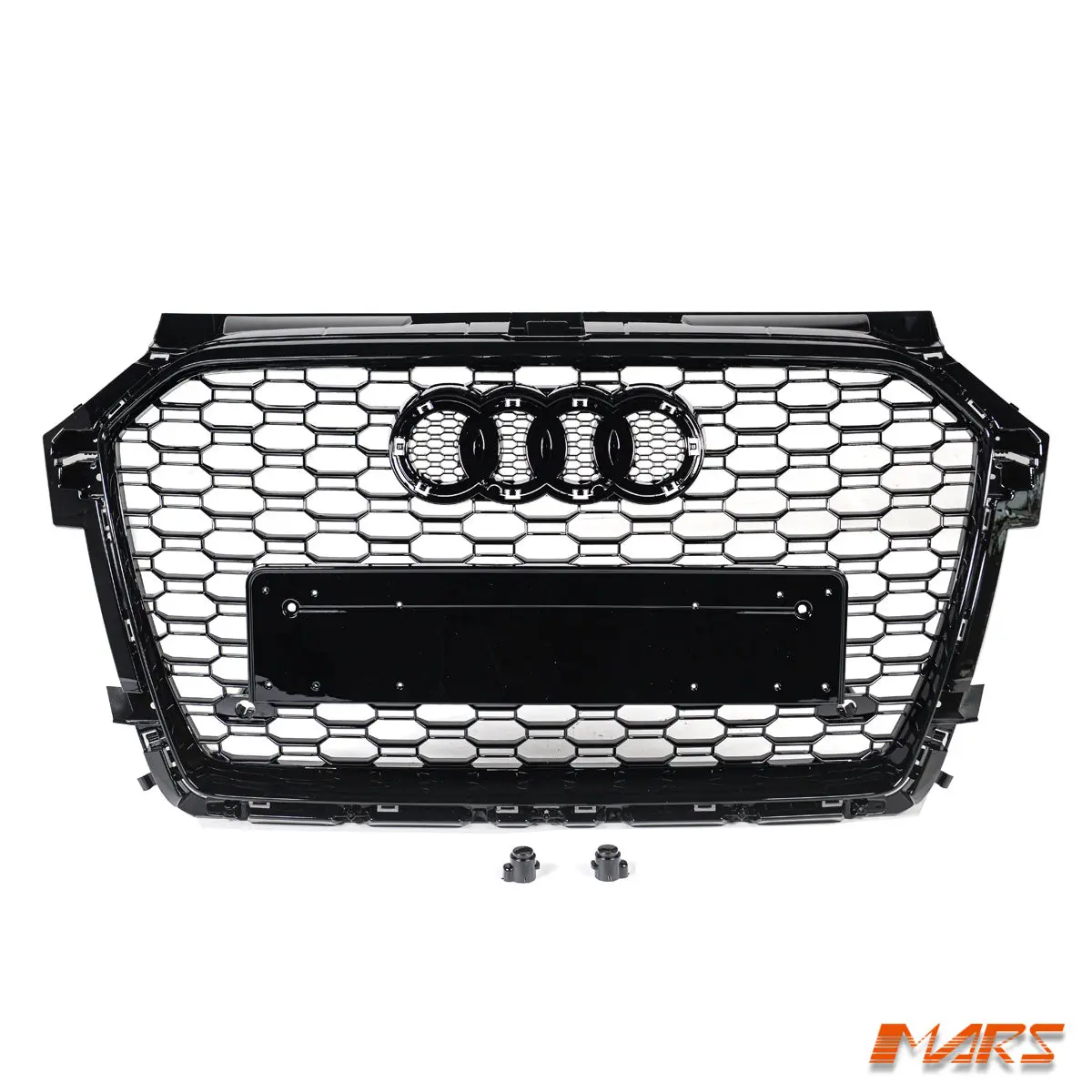 Gloss Black Rs1 Honeycomb Style Front Bumper Bar Grille Grill Bodykit For Audi A1 8X 2015-2019 1