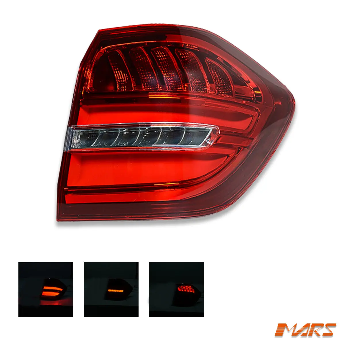 Right Driver Side Rear Outer Tail Light Lamp For Mercedes-Benz Gls-Class X166 & Gls63 Amg 2016-2019 A166 906 0202 1