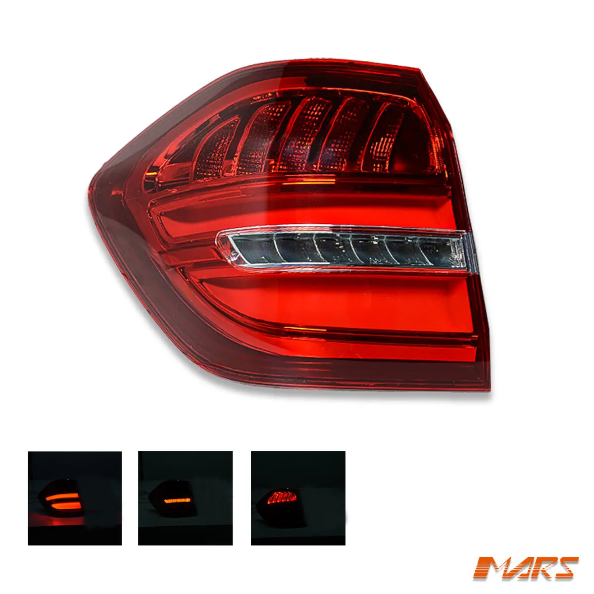 Left Passenger Side Rear Outer Tail Light Lamp For Mercedes-Benz Gls-Class X166 & Gls63 Amg 2016-2019 A166 906 0302 1