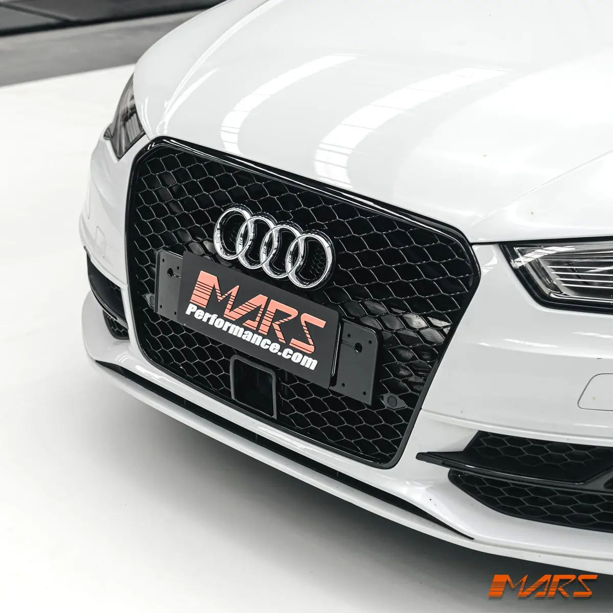 Gloss Black Rs3 Style Front Bumper Bar Grille Bodykit For Audi A3 & S3 8V 2013–2016 (With Acc) 1
