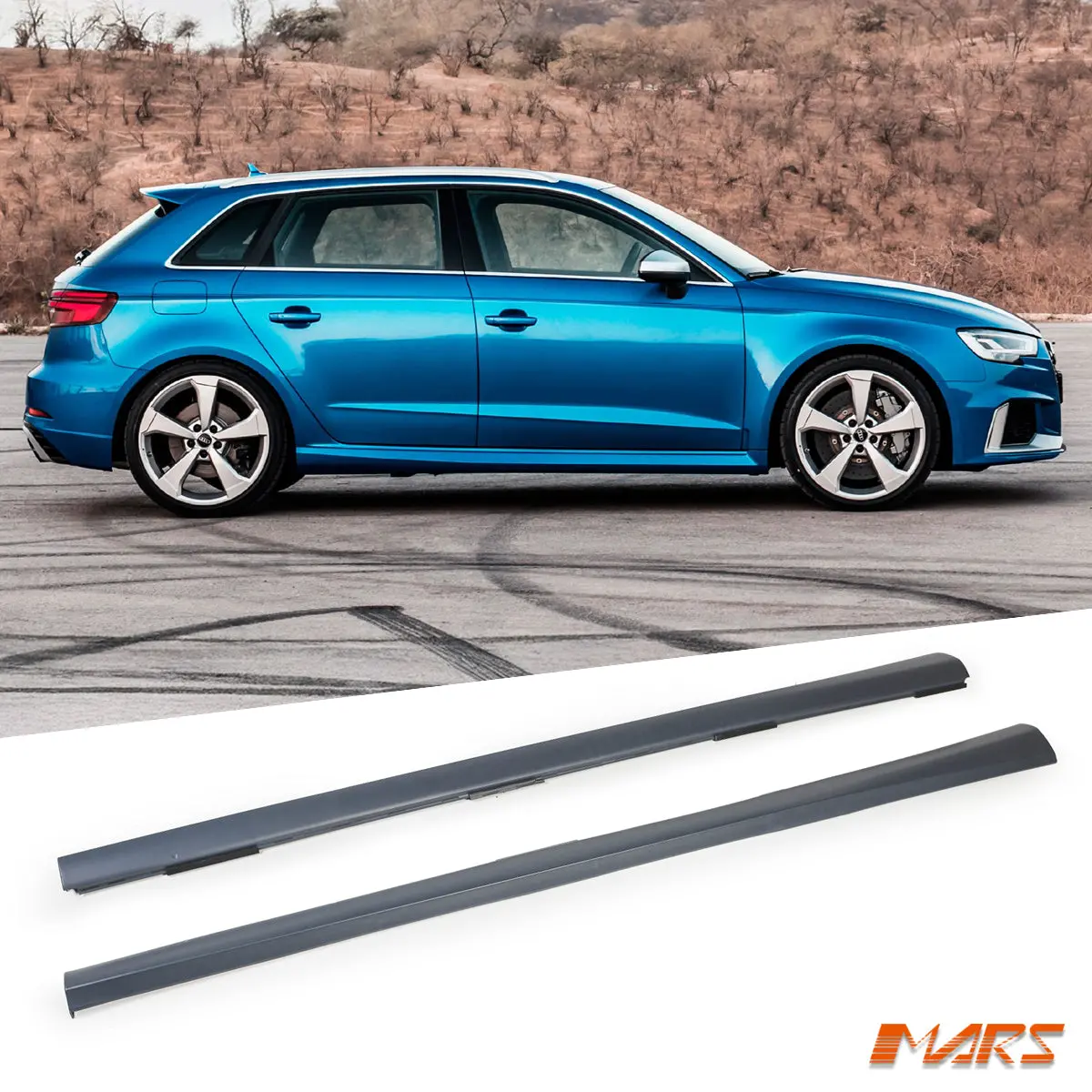 Rs3 Style Lower Side Skirts Bodykit For Audi 8V A3 & S3 Hatch (2013–2020) 1