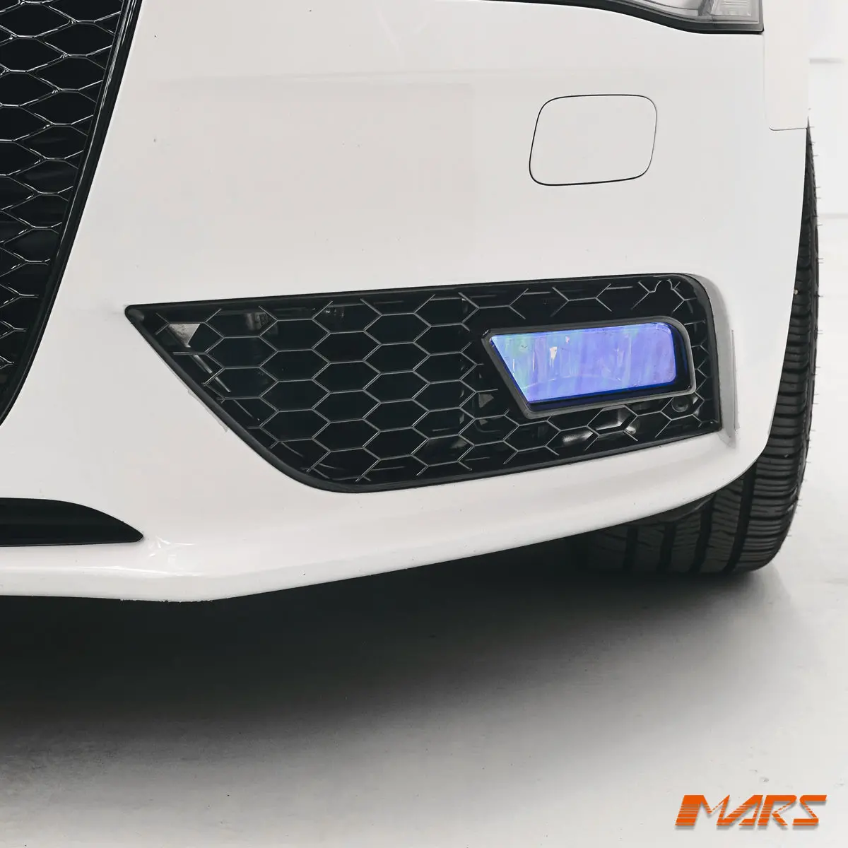 Honeycomb Fog Light Side Lower Mesh Grille Grill Bodykit For Audi A4 B8 20120-2014 Sedan & Avant 1