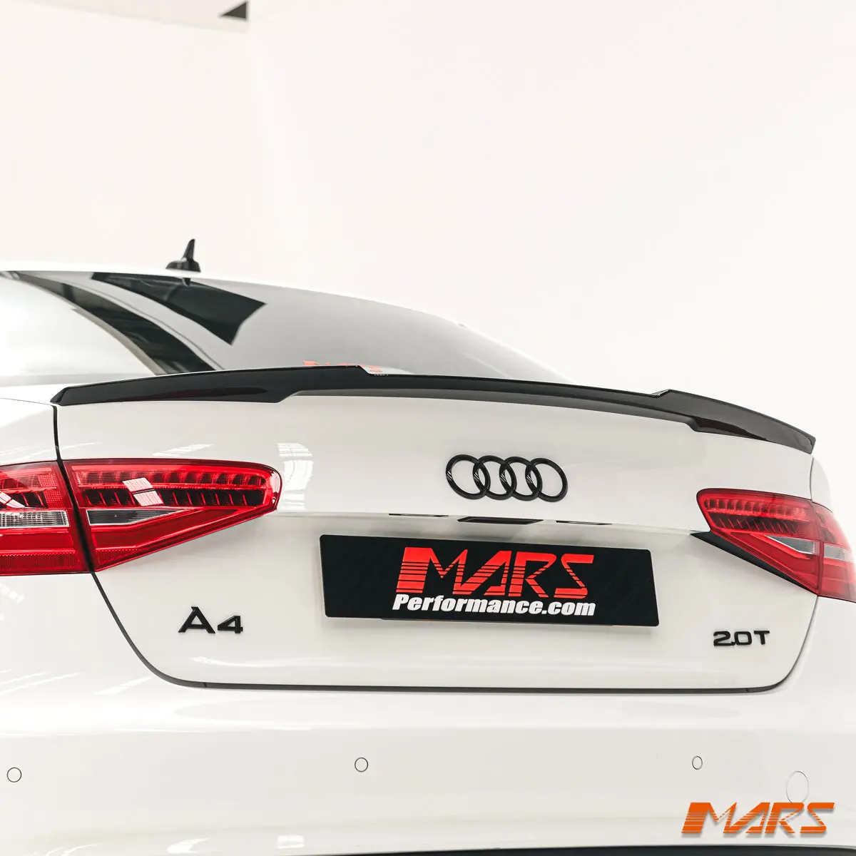 Floaro Gloss Black Rear Trunk Lip Spoiler Wing Bodykit For Audi A4 B8 4 Doors Sedan 2012-2015 1