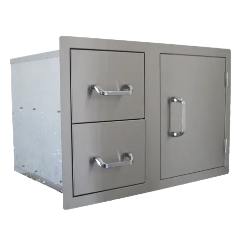 Single Storage Door With 2 Drawers  Bs24230 1