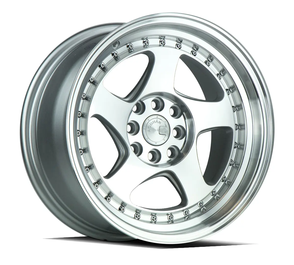 Aodhan Wheels Ah01 Silver Machined Face 1