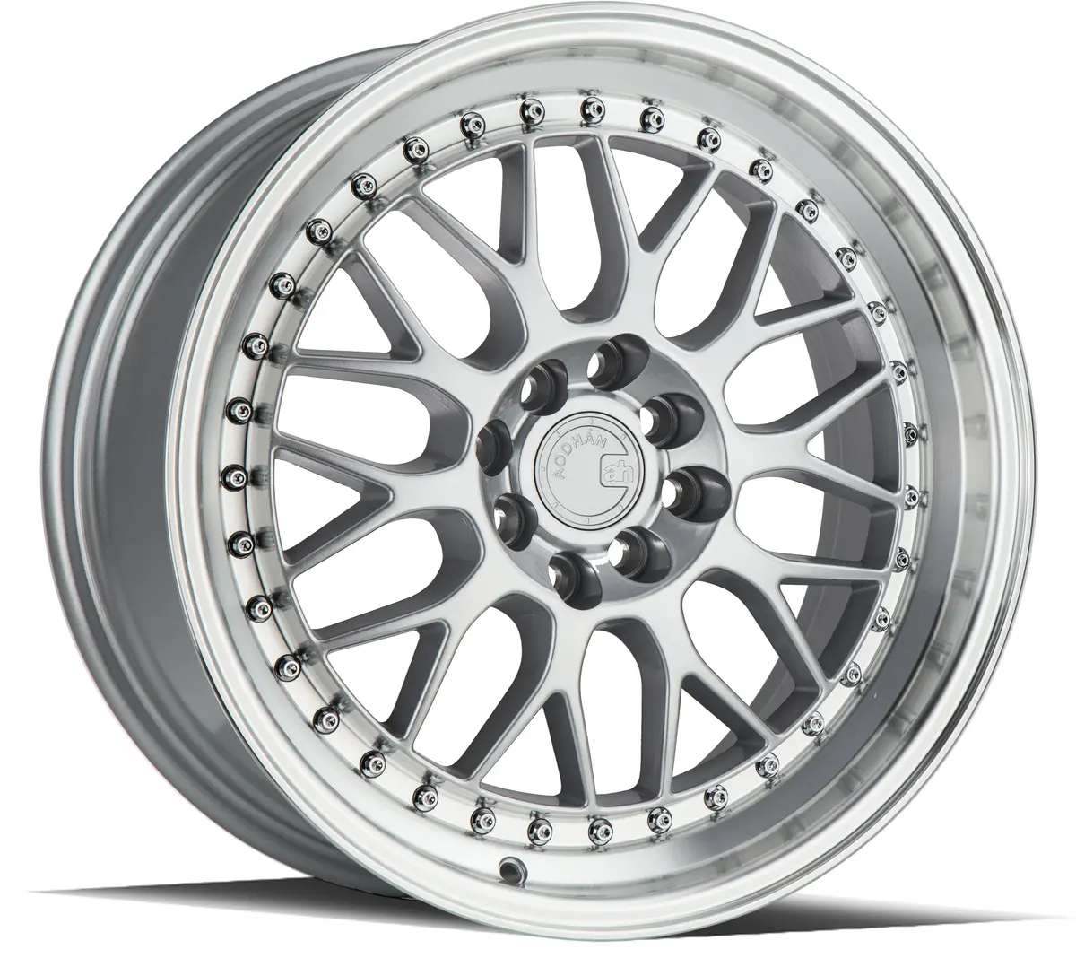 Aodhan Wheels Ah02 Silver Machined Lip 1
