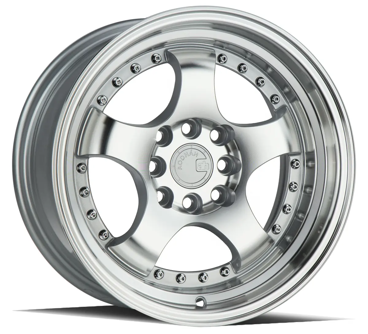 Aodhan Wheels Ah03 Silver Machined Face 1