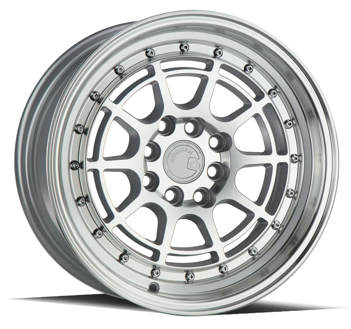 Aodhan Wheels Ah04 Silver Machined Face 1