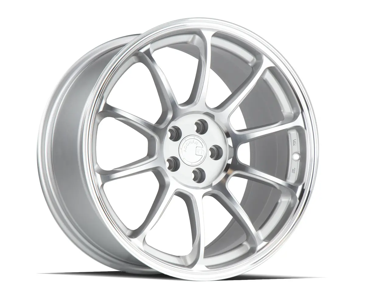 Aodhan Wheels Ah06 Silver Machined Face 1