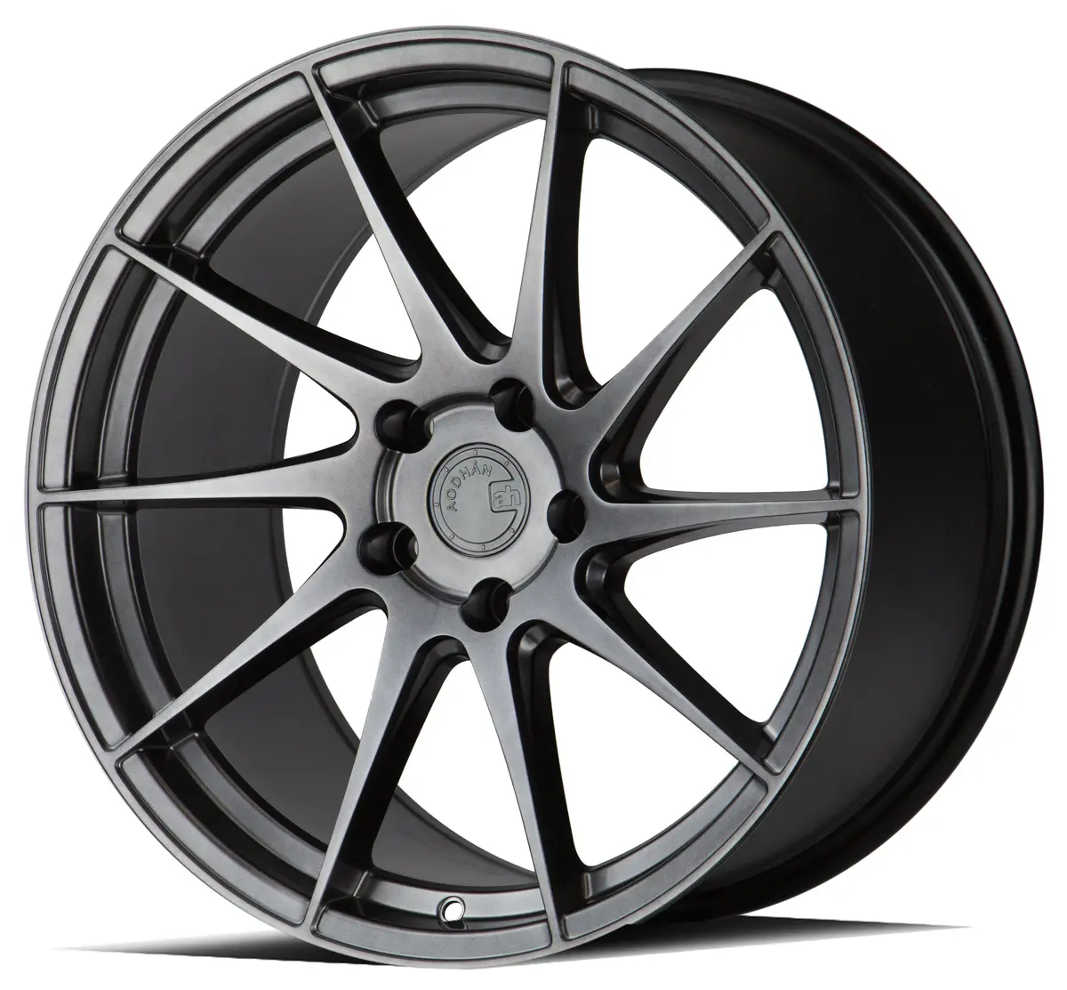 Aodhan Wheels Ah09 Passenger Side Hyper Black 1