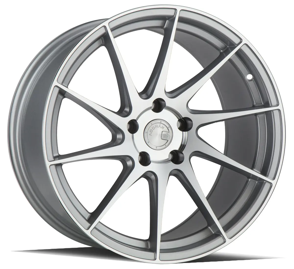 Aodhan Wheels Ah09 Driver Side Gloss Silver Machined Face 1