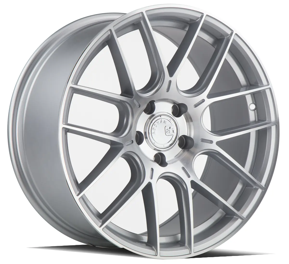 Aodhan Wheels Ah-X Gloss Silver Machined Face 1