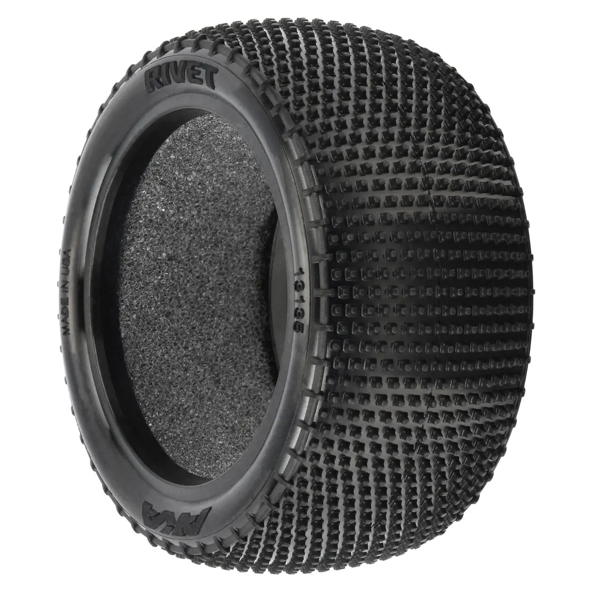 Aka 13135Hr 1/10 Rivet Medium Carpet Rear 2.2" Off-Road Buggy Tires (2) 1