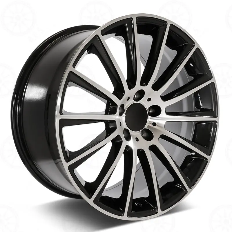 Mercedes Benz Wheels 1241 22X10 5X112 Black Machined Fit Ml Gl Gle Gls Class 320 350 450 500 550 1