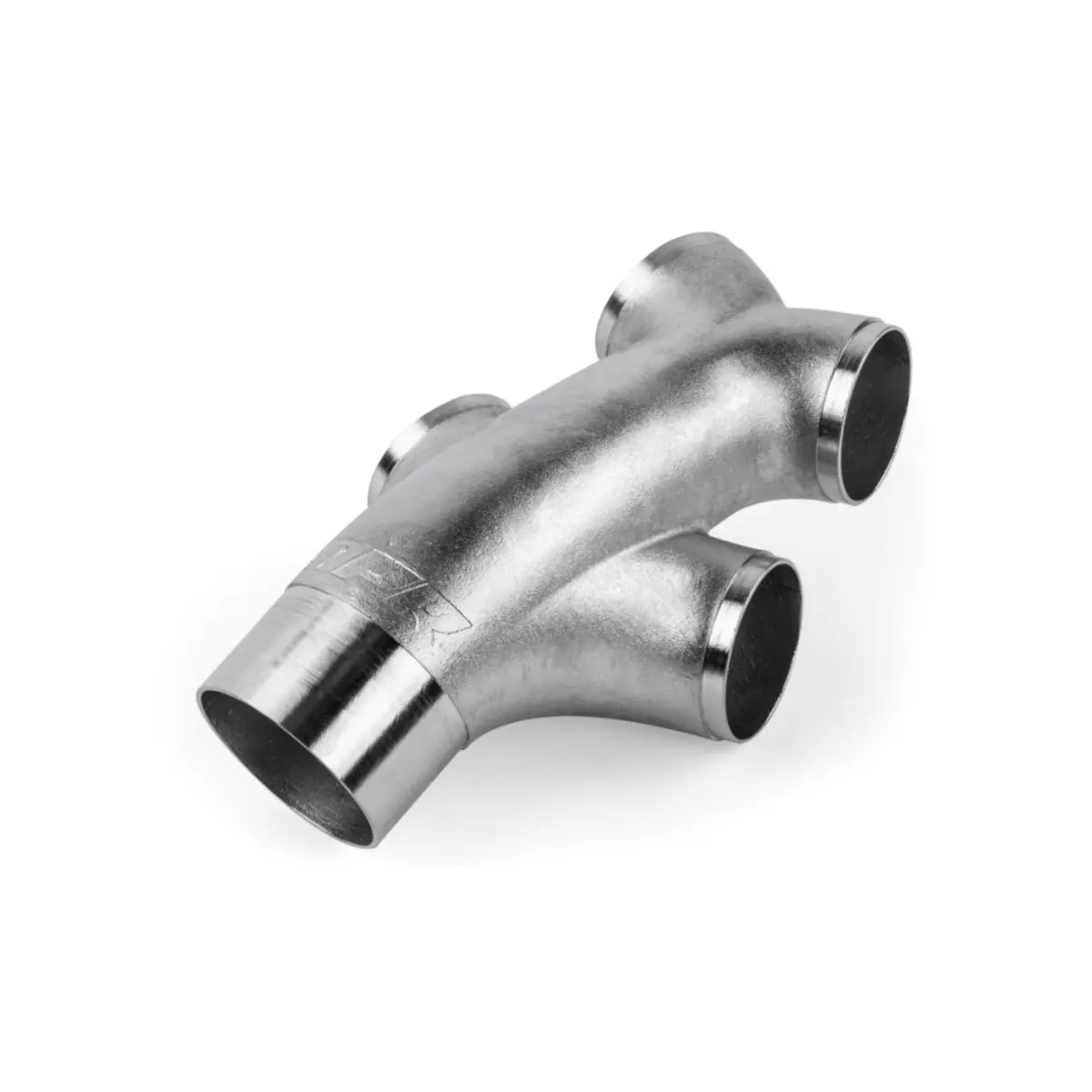 Apr 3" (76Mm) To Quad 2.5" (63.5Mm) Cast Stainless Steel Exhaust Double Y Splitter 1