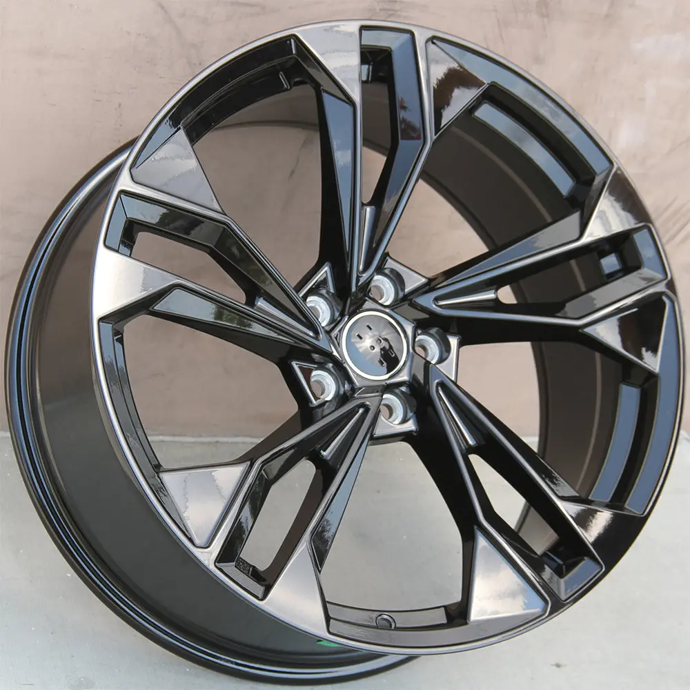 Audi Wheels T823 20X9 5X112 Gloss Black Fit A4 S4 A5 S5 A6 S6 A7 A8 Q3 Q5 Tt Rs5 1