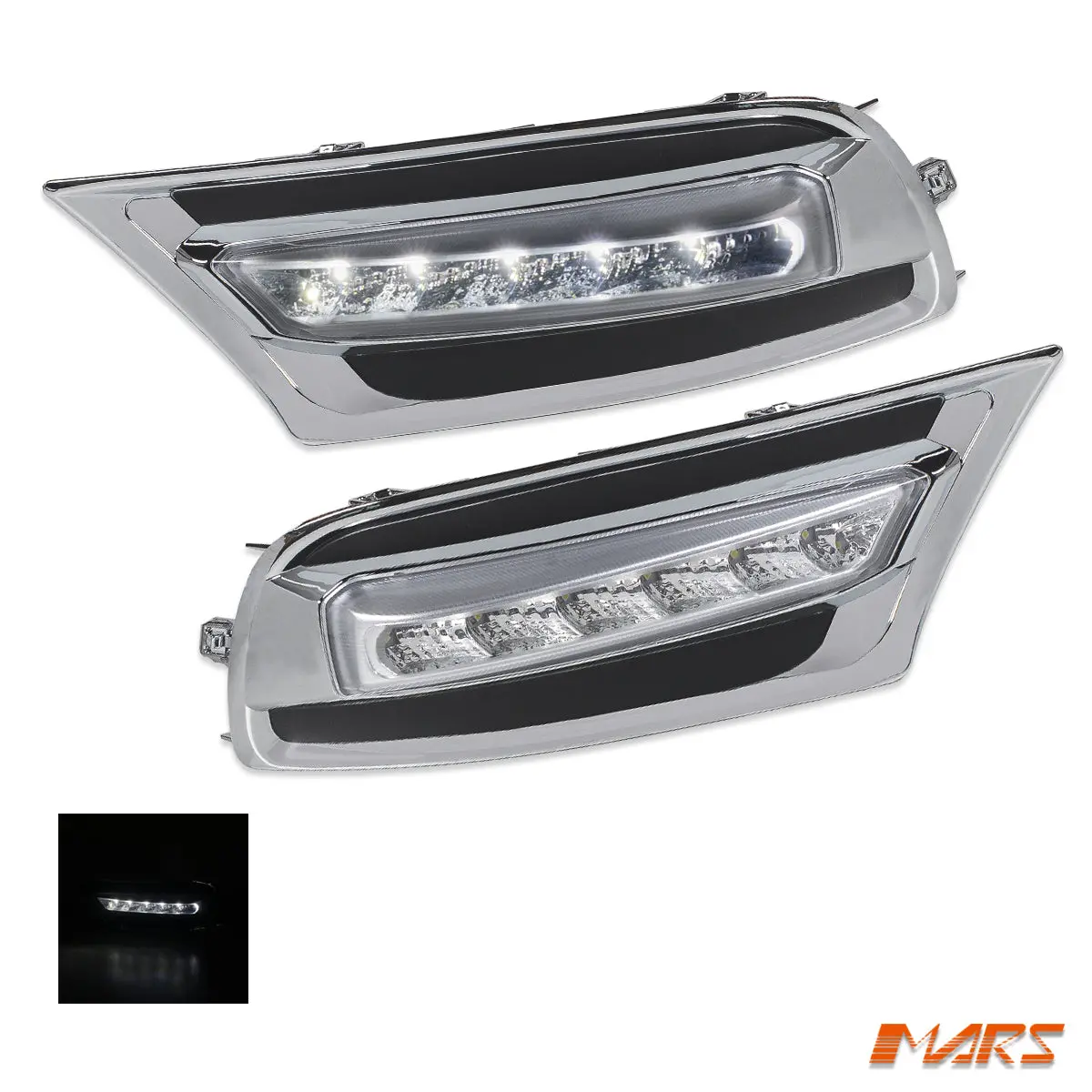 Full Led Drl Style Fog Lights For Toyota Aurion 2009–2011 Gsv40r 1