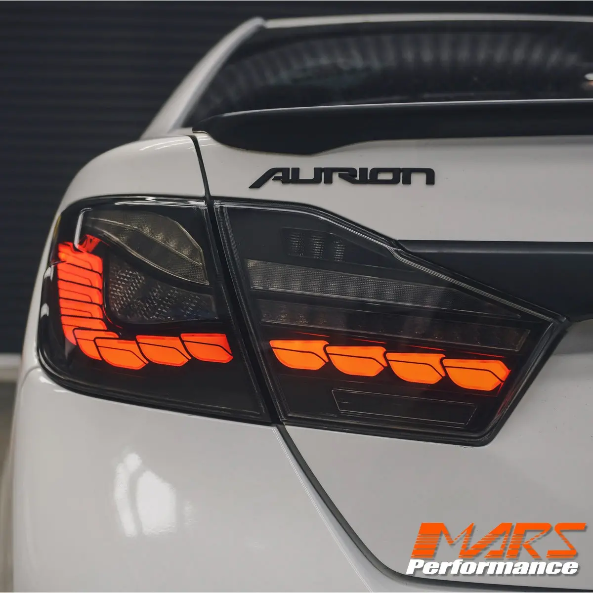 Smoked Black 3D Stripe Bar Oled Tail Lights With Sequential Indicators For Toyota Aurion 2012-2017 Gsv50r 1