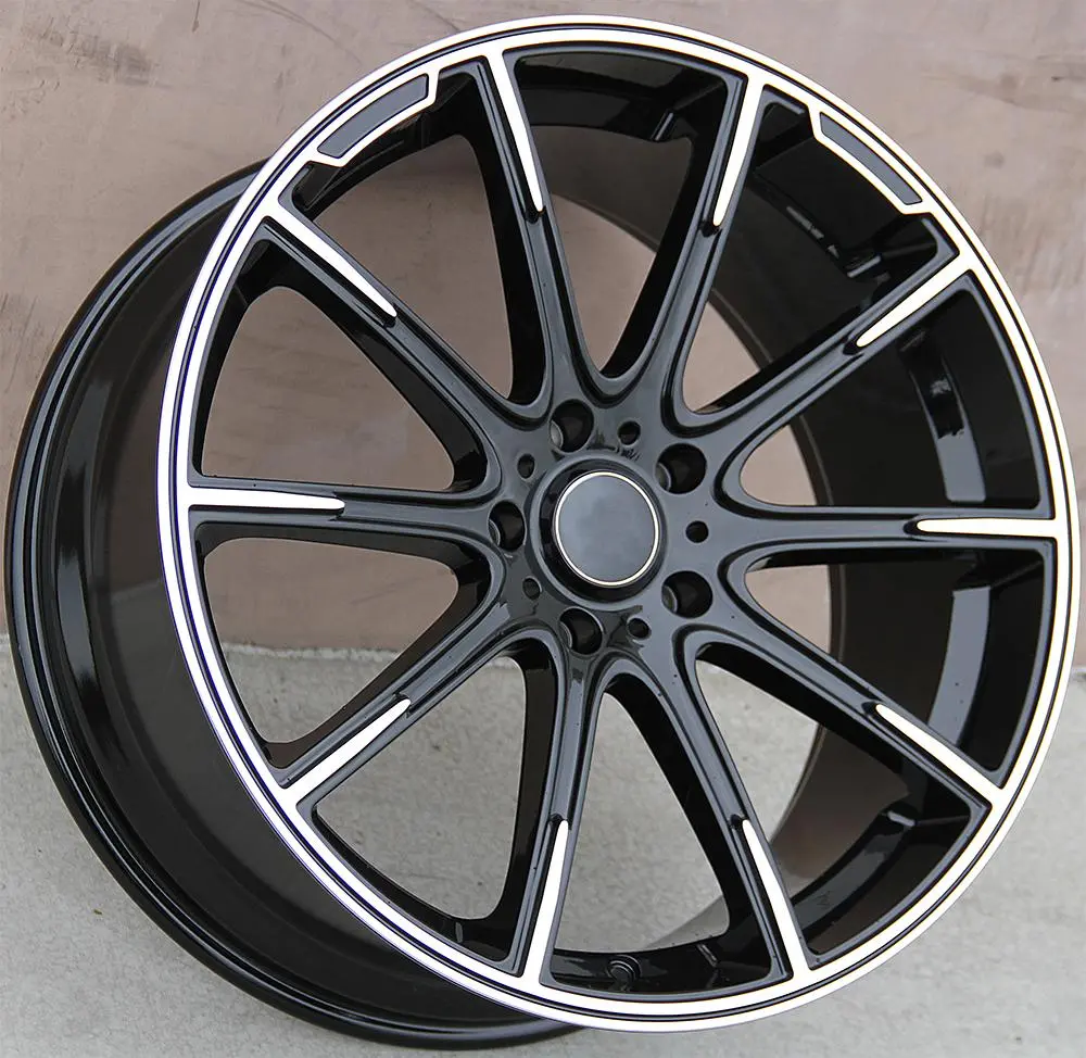 Mercedes Benz Wheels 9996 24X10 5X130 Gloss Black Machined Fit G Class G350 G400 G450 G500 G550 1
