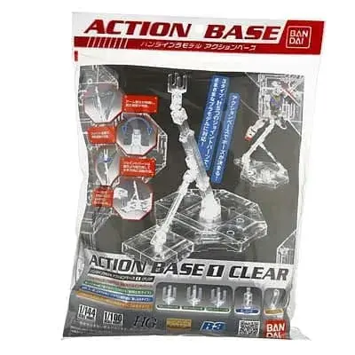 Bandai 152159 1/100 Clear Display Stand Action Base I Gundam 1