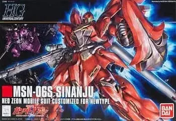 Bandai 165297 1/144 #116 Sinanju Hi Grade Univ Century Gundam 1