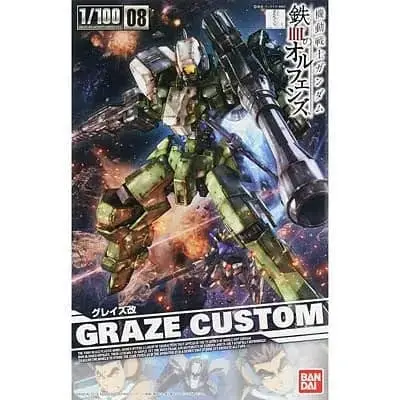 Bandai 207593 1/100 #08 Graze Custom Orphans Gundam Hg 1