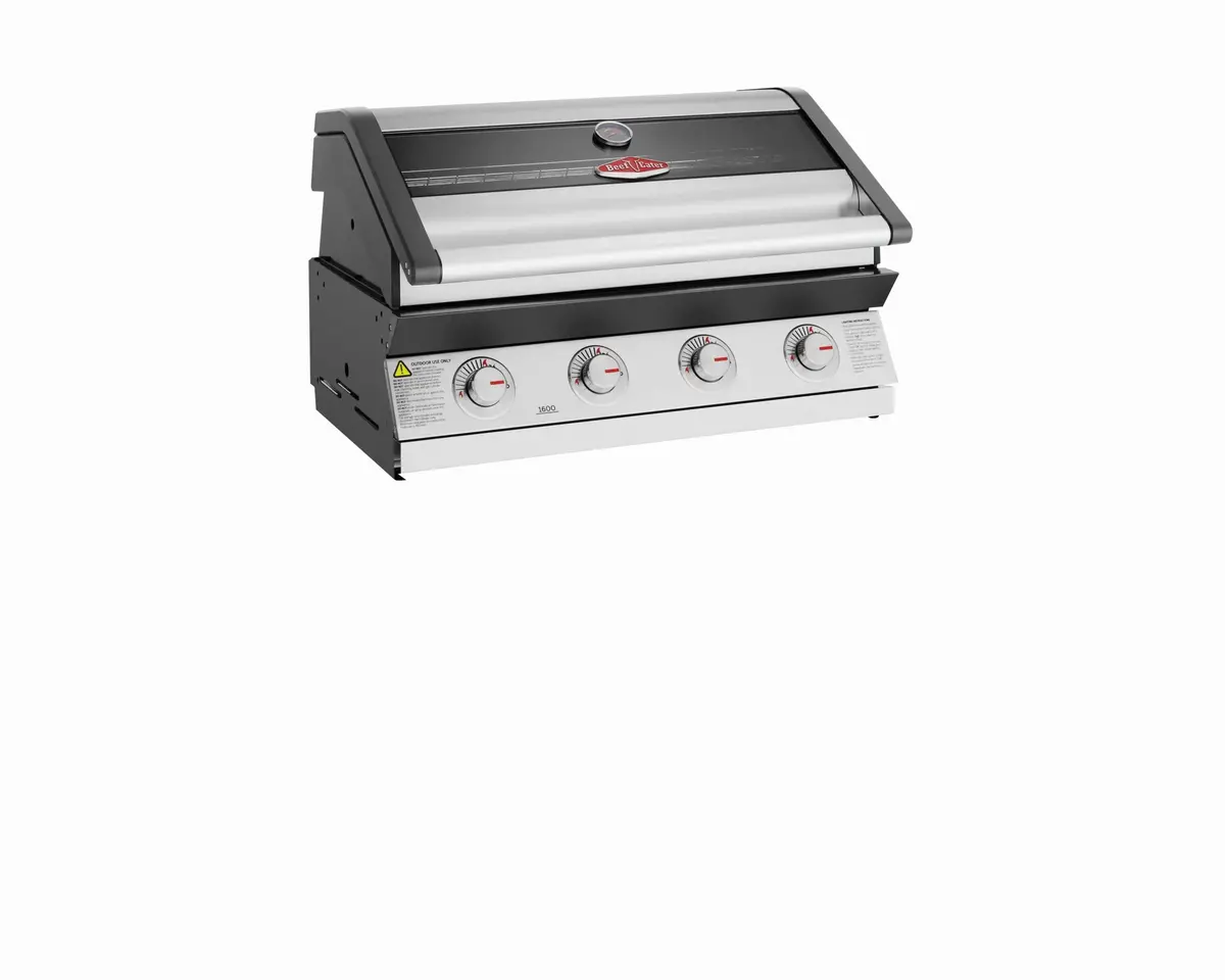 Beefeater 1600S 4 Burner Built-In Gas Barbecue Bbg1640sae Including Built In Bracket Ba70hs 1