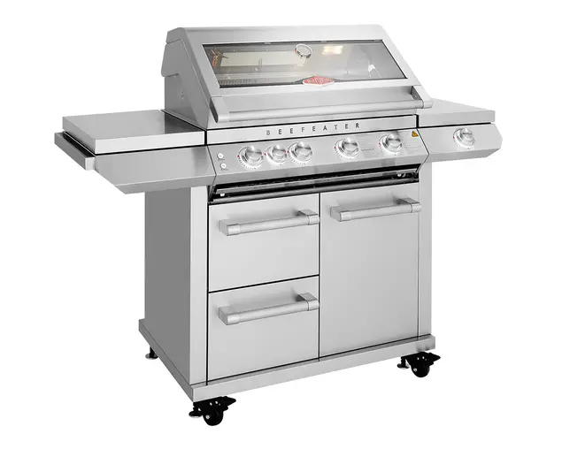 Beefeater 7000 Premium 4 Burner Bbq, Side Burner & Trolley Bmf7645sa 1